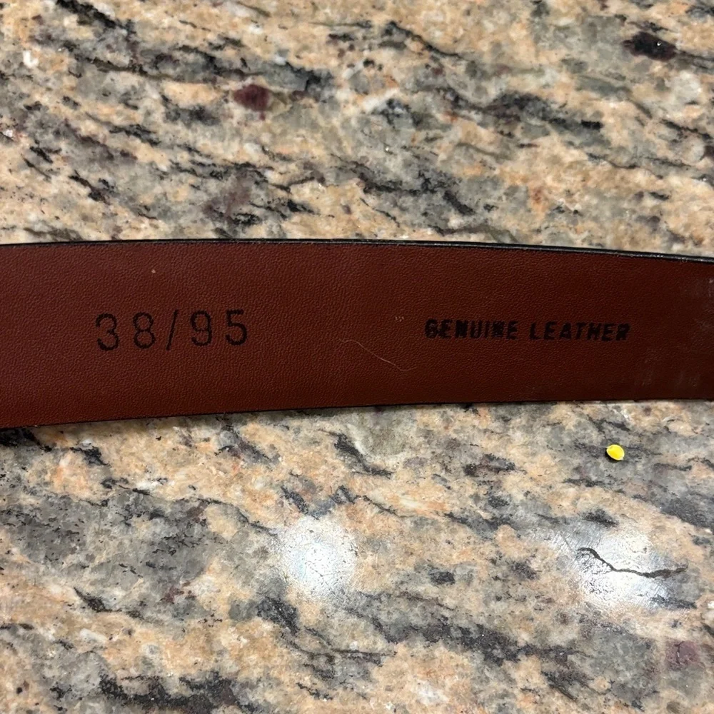 Genuine Leather *Made in USA* Crookhorn Black and Brown Men's Belt